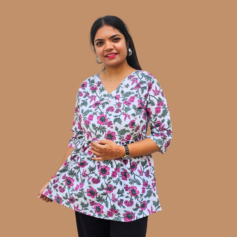 Floral Print Kurti