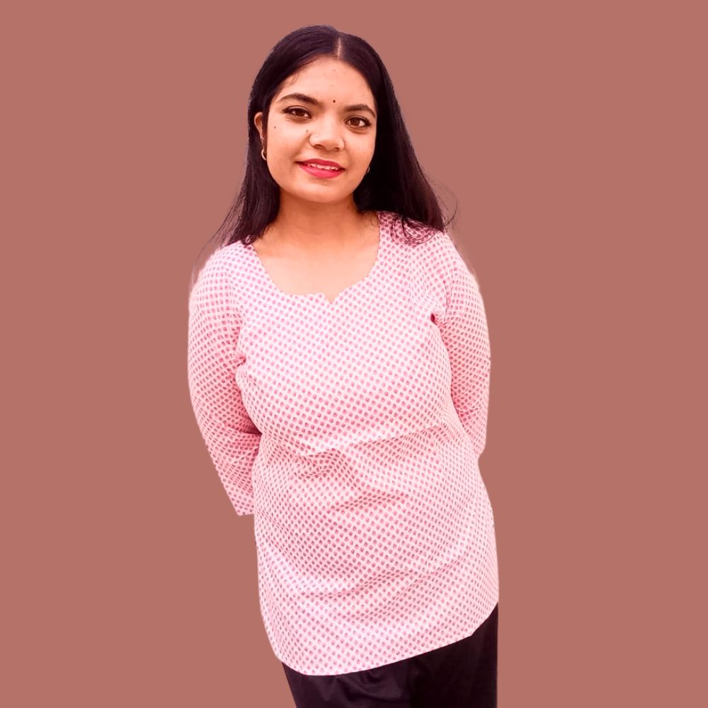 Floral Print cotten kurti