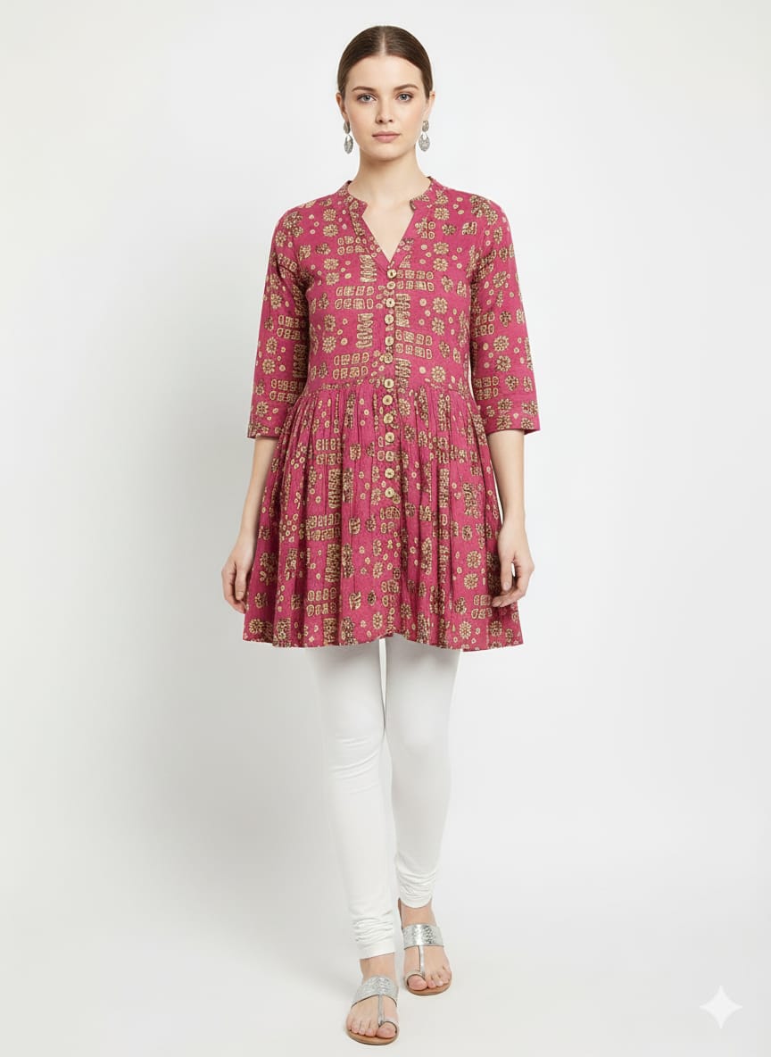 Floral Print Kurti